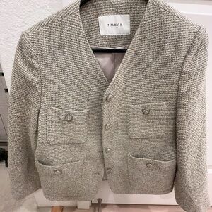 NILBY P Tweed Jacket Size S Korean Designer W.Concept